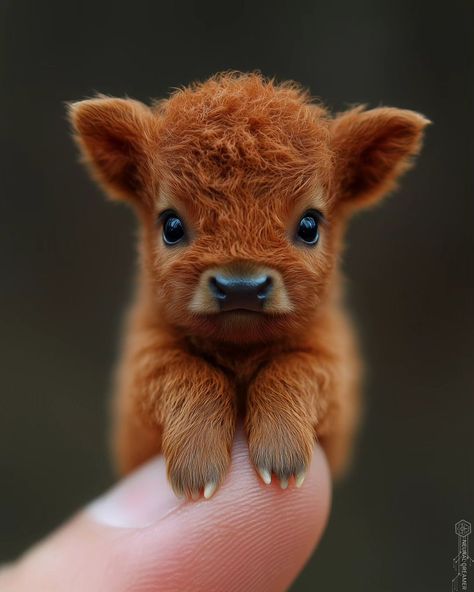 Experience the delicate wonder of nature with this micro baby buffalo resting on a human finger, showcasing an extraordinary contrast of size and gentle beauty. 🐃👶 #buffalo #tiny #creature #nature #miniatureworld #micro #animal #naturephotography #tinylife #tiny #generativeart #neuraldreamer Tiny Baby Animals, Human Finger, Baby Buffalo, Generative Art, Natural Wonders, Baby Animals, Buffalo, Nature Photography, Cute Animals