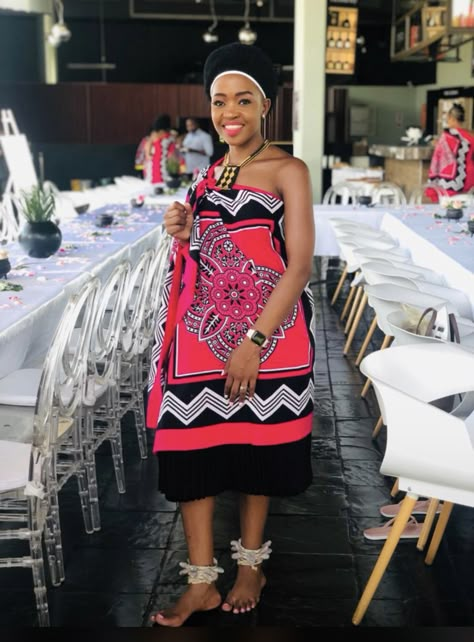 Swati attire ❤️ Siswati Traditional Attire Women, Swazi Traditional Attire Women, Swati Dresses, Swati Wedding Dresses, Swati Traditional Attire Women, Swati Traditional Attire, Swazi Traditional Attire, Zulu Traditional Attire, South African Traditional Dresses