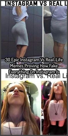 Instagram Vs Real Life, Instagram Vs Reality, Witty Jokes, Autocorrect Fails, Animal Experiences, Memes In Real Life, Celebrity Workout, Funny News, Weird Text