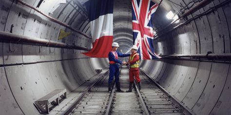 Connect the UK to continental Europe with a very long undersea tunnel Channel Tunnel, Air Carrier, Travel Visa, English Channel, Construction Projects, Seven Wonders, Travel Information, Most Expensive, European Travel