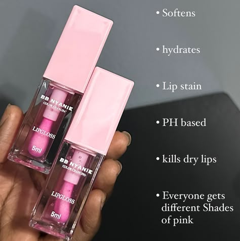 🎀 Our infamous color changing lip gloss is available for order .🎀 #lipgloss #lipcareproduct #beautybynyanie #lipglossuganda #lipglossug #smallbusinessug #smallbusinessuganda #smallbusinessuggs #smallbusinessugc Lipgloss Business Content Ideas, Lip Gloss Content, Lipgloss Brand Name Ideas, Lipgloss Photoshoot Ideas Small Business, Lip Gloss Branding, Lip Gloss Brand Name Ideas, Bundle Packaging Ideas, Lipgloss Names Ideas, Makeup Business Ideas