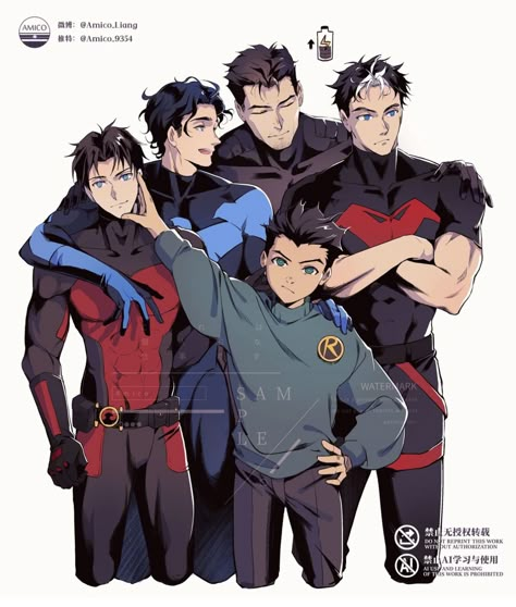 The Light In The Dark, Dc Comics Funny, Nightwing Robin, Superman X Batman, Hiro Big Hero 6, Robin Comics, Batfamily Funny, Wayne Family, Univers Dc