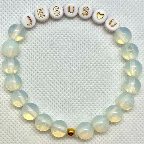 New From My Jewelry Store, Fits Standard Wrists 6-7.5cm Sizes. Beautiful Reminder Of Jesus’s Love For Us Christian Bracelets Women, God Clay Bead Bracelet, Cute Christian Bracelets, Christian Beaded Jewelry, Jesus Clay Bead Bracelet, Christian Bead Bracelet, Christian Clay Bead Bracelet Ideas, Jesus Bracelet Ideas, Christian Friendship Bracelets