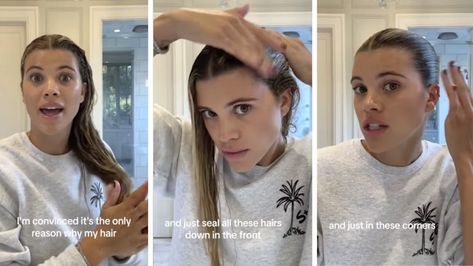 Sleek Bun Tutorial, Lazy Girl Hairstyles, Sophia Richie, Hair Hack, Sleek Bun, Bun Tutorial, Luscious Hair, Detangler Spray, Slicked Back Hair