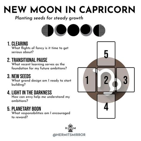 Capricorn Full Moon, New Moon In Capricorn, Moon In Capricorn, Tarot Reading Spreads, Blog Schedule, Capricorn Moon, Tarot Tips, Tarot Astrology, Lunar Cycle