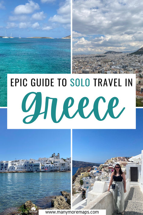 Traveling solo as a woman in Greece? This guide has you covered! From safety tips and top destinations to must-see attractions, find everything you need to explore Greece with confidence. Whether you’re wandering the streets of Athens, island-hopping, or relaxing on a beach, make the most of your solo adventure with expert advice. Discover the best places for solo female travelers in Greece. Read the full guide now and start planning your dream trip! Travel In Greece, Greece Women, Safest Places To Travel, Travel Questions, Solo Adventure, Catch Flights, Greece Vacation, Dream Trip, Island Hopping