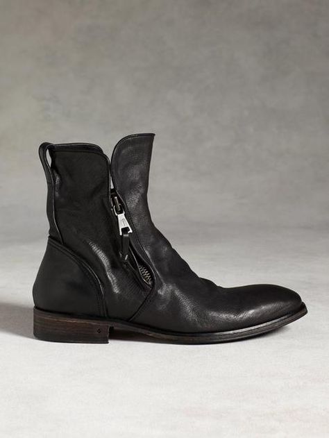 Fleetwood Wire Zip Boot - John Varvatos John Varvatos Boots, John Varvatos Artisan, Brown Dress Boots, Leather Jacket Men Style, Mens Dress Boots, Mens Fashion Casual Winter, Men’s Boots, Suede Chelsea Boots, Men's Sweaters