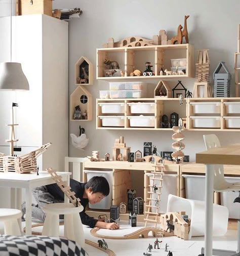 IKEA only - can be so cool when done right | Paul+Paula | Flickr Ikea Toys, Ikea Kids Room, Hacks Ikea, Ikea Catalog, Ikea Kids, Kids' Playroom, Dekorasi Kamar Tidur, Ikea Storage, Shelves Storage