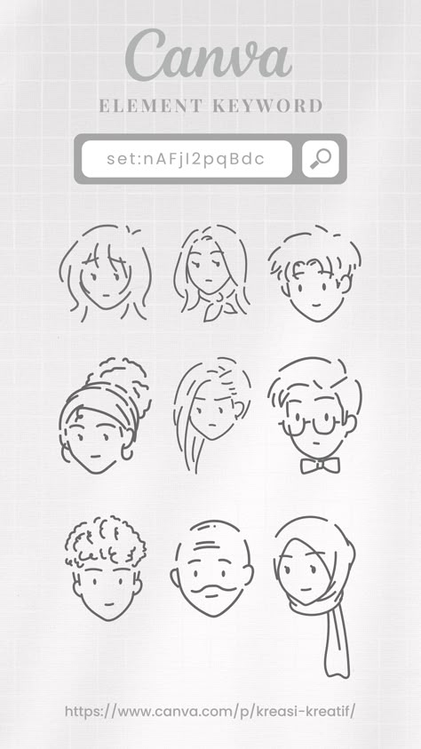 Element keyword and illustration for Outline Characters Person on Canva set:nAFjl2pqBdc #Canva #Element #Keyword #CanvaElement #CanvaElementKeyword #KreatifDesign #GraphicDesign #Outline #Characters #Person #Outlinecharactersperson Font Canva Lettering, Canva Free Elements, Canva Sets, Person Outline, Canva Stickers, Canva Idea, Canva Codes, Geometric Font, Canva Keywords