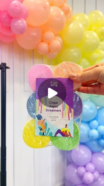 House of Party on Instagram: "🎉 Brighten Your Party with Our Paper Streamers! 🌈 Simple, colorful, and fun, they’re perfect for any event. How will you use them?
 
 
#streamers #houseofpartyco #partydecoration #easydecor #amazonballoons" Paper Streamer Ideas, Streamer Ideas, Paper Streamers, March 1, Simple Decor, Boy Birthday, Garden Ideas, Party Decorations, Balloons