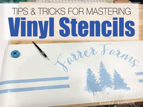 Make Vinyl Stencils for Wood Signs with Your Silhouette CAMEO...Like a Pro! - Silhouette School Silhouette School Blog, Inkscape Tutorials, Stencils Tutorials, Stencil Wood, Stencils For Wood Signs, Silhouette Curio, Silhouette Cameo Tutorials, Silhouette School, Stencil Projects