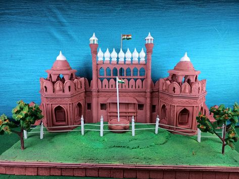 How to make school project model of red fort delhi,india.make mallika model with styrofoam craft Fort Decoration For Ganpati, History Models For Exhibition, Art And Craft Models For Exhibition, High School History Projects, 10 Avatars, Red Fort Delhi, Science Exhibition Ideas, Independence Day Activities, Science Exhibition