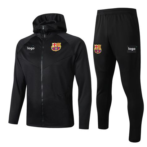 19-20 Men Barcelona Soccer jacket with hoodies football kits Italy Football Shirt, Barcelona Shirt, Football Jacket, Soccer Jacket, Manchester United Soccer, Training Suit, Barcelona Soccer, Barcelona Football, Football Jackets