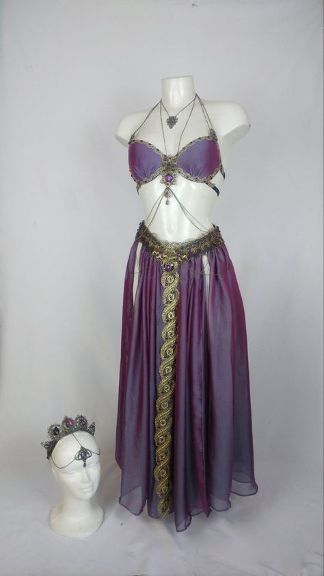 Ottoman Harem, Belly Dancer Outfits, Egyptian Fashion, Goddess Outfit, Belly Dance Outfit, Goddess Costume, Dancers Outfit, Fantasy Gowns, Belly Dancing