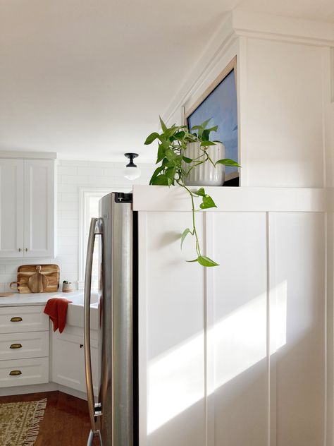 Cabinet above sink