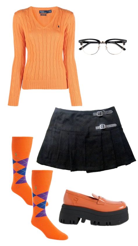 What I thought a modern day Velma would wear. Mystery Inc, Girls Outfits, Retro Outfits, Scooby Doo, Girl Outfits