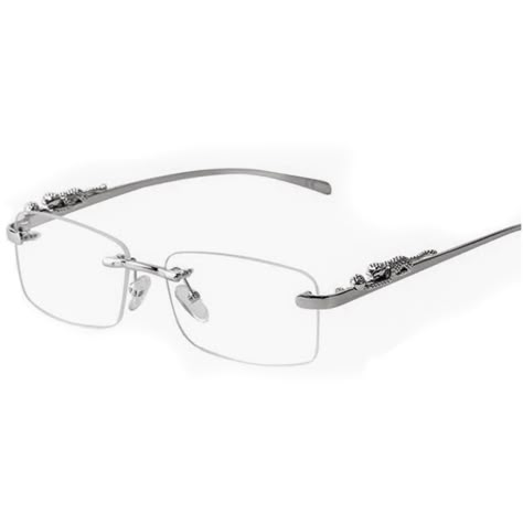 Unisex Trendy 90’s Hip Hop Retro Vintage Small Rimless Square Silver Wire Metal Frames Luxury Leopard Arms Frameless Glasses Rectangle Designer Narrow Clear Lens Eye Glasses For Men And Women. MODERN RETRO RIMLESS RECTANGLE: Frameless rectangular glasses with a stylish clear frameless lens design, with silver metal frame temple give these eye glasses stylish and retro style shades, these vintage rectangle glasses can block 100% harmful UVA, UVB rays, protect your eyes against long term UV damage. High-Definition Lens Gives you a Natural & Clear Vision, and keeping your eyes healthy. Versatile Style: Whether you're channeling the 70s, 80s or 90s, these clear tint gold frame designer leopard glasses are a great addition to your wardrobe. The silver square glasses design is timeless, making t Clear Rectangle Glasses Frames, Rectangular Shades Glasses, Clear Square Glasses Frames, Glasses Frames Trendy Men, No Frame Glasses, Mexican Glasses, Eye Glasses For Men, Hip Hop Glasses, Clear Frame Glasses