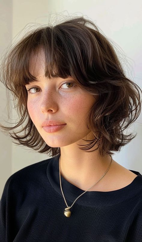 Brown French Bob, French Bob Straight Hair, Short French Bob, Light Brown Bob, Rich Hair Color, Hairstyles For Seniors, Brown French, Tousled Bob, French Bob