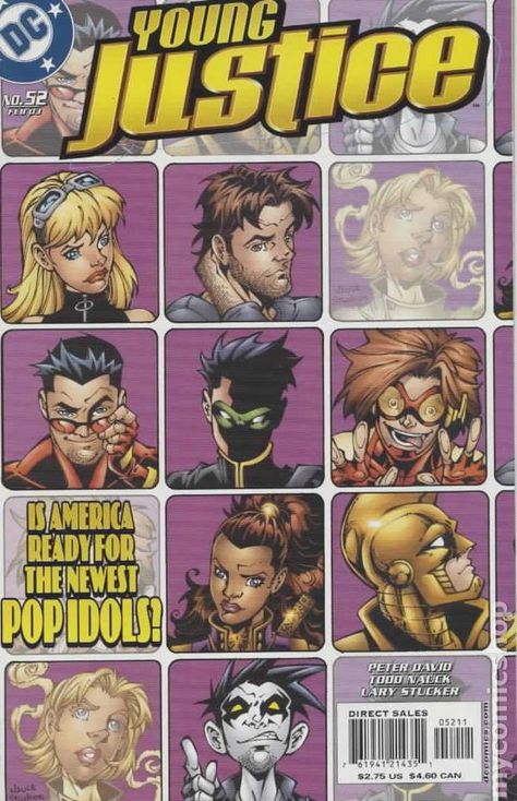 Young Justice (1998) 52 Young Justice Comic, Todd Nauck, Cassie Sandsmark, Marvel Comics Vintage, Skottie Young, Young Art, Justice League Of America, Fairy Artwork, Variant Covers