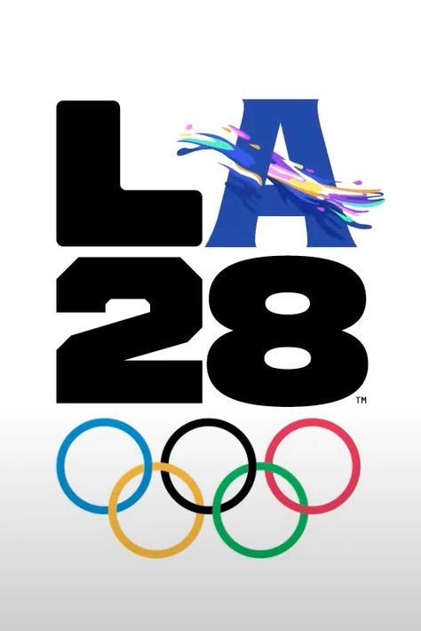 La Olympics, Olympics Wallpaper, Olympic Games Aesthetic, 2028 Olympics, Olympics Aesthetic, Olympic Rings Wallpaper, Olympic Logo Design Ideas, Olympic Poster, 2024 Olympics Logo