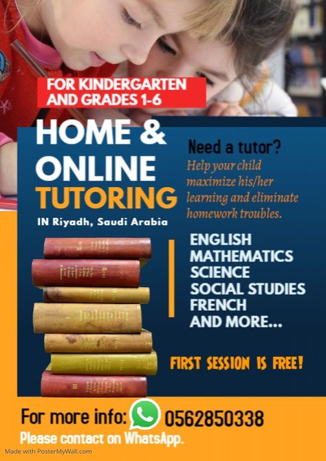 Online Tutoring Flyer, Math Tutoring Flyer, Tutoring Resources, Home Tutoring, Tutoring Flyer, 40th Party Ideas, Posters Business, Sustainable Marketing, Tuition Centre