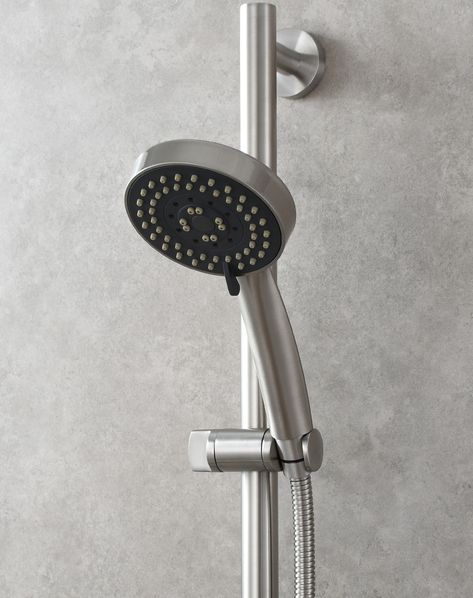 Tecmolog Shower Slide Bar with Height/Angle Adjustable Handheld Shower head Holder, Bathroom SUS304 Stainless Steel Wall-Mounted for Bath #slidebar #shower #bathroom https://www.sanitarya.com/products/sbh260 Wall Mounted Rain Shower Head, Adjustable Height Shower Head, Ceiling Mounted Shower Head, Handheld Shower Head With Slide Bar, Shower Head Holder, Adjustable Shower Head, Slide Bar, Handheld Shower Head, Hand Held Shower