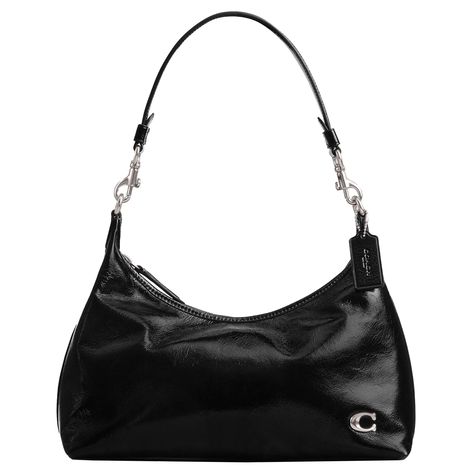 PRICES MAY VARY. Editor's Notes: Carry the glazed-leather Juliet shoulder bag for dressed up or relaxed looks Glazed Leather: Glazed (all) over. A unique shine and a luxurious hand feel are hallmarks of our sophisticated Glazed Leather - for a classically, elegant Coach bag Style Three Ways: Crafted of glazed detailed with our Signature hardware, wear the Juliet as a crossbody bag, a shoulder bag or carry in hand by the top handle It's All in the Details: Inside snap pocket, zip-top closure, fab Black Designer Bag, Black Designer Bags, Cute Hand Bags, Cute Shoulder Bag, Slouch Bags, Bags Coach, Leather Shoulder Handbags, Signature Hardware, Shoulder Bag Black