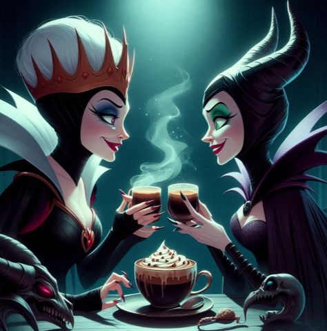 Scary Halloween Wallpaper, Disney Universe, Disney Word, Disney Evil Queen, Disney Desserts, Beautiful Darkness, Evil Disney, Disney Pixar Characters, Spooky Christmas