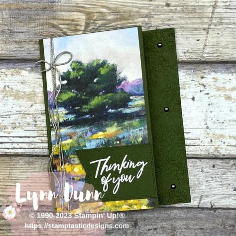 Meandering Meadows Card Ideas - Lynn Dunn - Stamptastic Designs LLC Paper Pumpkin Alternatives, Garden Meadow, Christmas Card Tutorials, Designer Paper Cards, Dsp Cards, Dainty Flowers, Daisy Cards, Nature Card, Window Cards