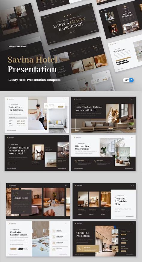 Luxurious Presentation Layout, Luxury Keynote Design, Luxury Listing Presentation, Luxury Design Brochure, Hotel Ppt Template, Luxury Presentation Layout Design, Luxury Brand Presentation Design, Luxury Powerpoint Template, Sophisticated Presentation Design