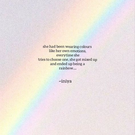 Rainbow Quote Aesthetic, Rainbow Definition, Rainbow Aesthetic Quotes, Quotes About Rainbows, Rainbow Poems, Colours Emotions, Rainbow Poem, Isfp Personality, Iris Goddess