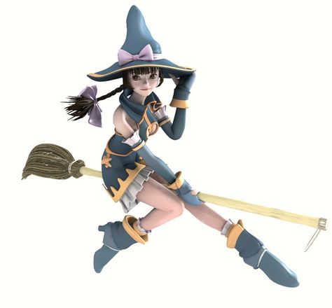 Witch Art - Flyff: Fly For Fun Art Gallery Flying On A Broom Pose, Riding Broom Pose, Broom Pose, Witch Pose Reference, Witch Poses Reference Drawings, Witch Poses, Witch Pose, Flying Poses, Witches Flying