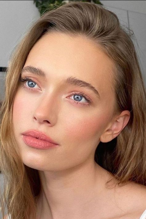 Spring Makeup Looks, No Make Up Make Up Look, Pale Skin Makeup, Pale Makeup, Beach Makeup, Light Makeup Looks, Makeup Pengantin, Bridal Makeup Natural, Braut Make-up