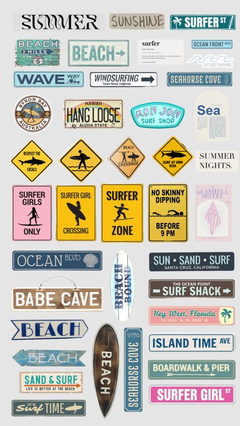 Surfer Room, Coastal Room Decor, Posters Diy, Beachy Room Decor, Beach Room Decor, Surf Room, Beach Wall Collage, Beachy Aesthetic, Beachy Room