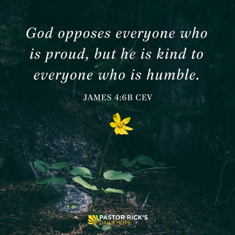 A Prideful Heart Opposes God. A Humble Heart Surrenders. Humility Quotes, Weekly Quotes, Godly Wisdom, Humble Heart, Quote Bubble, Rick Warren, Be Kind To Everyone, Be Humble, Devotional Quotes