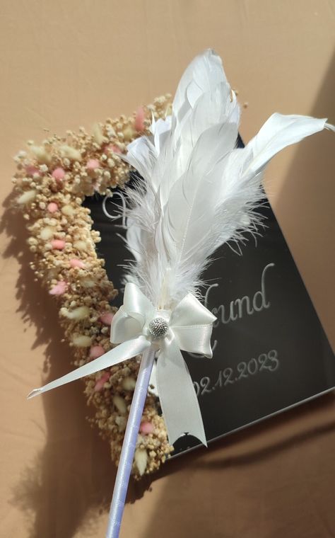 Nikah Pen Diy, White Feather Pen, Nikkah Pen, Qabool Hai, Nikah Pen, Wedding Guest Book Pen, Wedding Pen, Feather Pen, Pen Diy