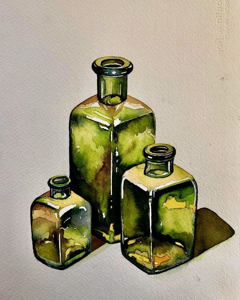 Piskel Art, Watercolor Blog, زجاج ملون, Watercolor Paintings For Beginners, Watercolour Inspiration, Watercolor Projects, 수채화 그림, Watercolor Sketch, Watercolor Inspiration