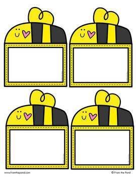 Buzz Into Kinder Bulletin Board By Mixing It Up In Primary 7EB Classroom Birthday Board, Classroom Name Tags, September Preschool, Birthday Board Classroom, Name Tag For School, Bee Themed Classroom, Bee Classroom, Name Tag Design, From The Pond