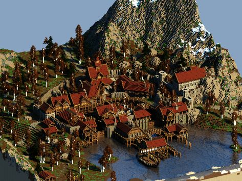 Riften (Skyrim TES) download, full interior Minecraft Map Minecraft Skyrim Buildings, Skyrim Minecraft Builds, Minecraft Plaza, Riften Skyrim, Minecraft Skyrim, Minecraft Burg, Skyrim Builds, Minecraft Maps Download, Server Ideas