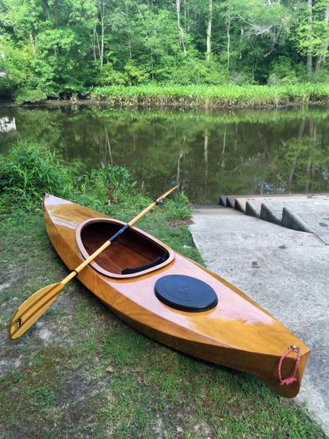 Wood Duck 12 Recreational Kayak: A Beautiful, Ultra-light Kayak You Can Build from a Kit or Plans! Kayak Plans, Oregon Coast Camping, Wood Kayak, Wood Boat Building, Wooden Kayak, Oregon Camping, Bandsaw Mill, Recreational Kayak, Wood Boat Plans