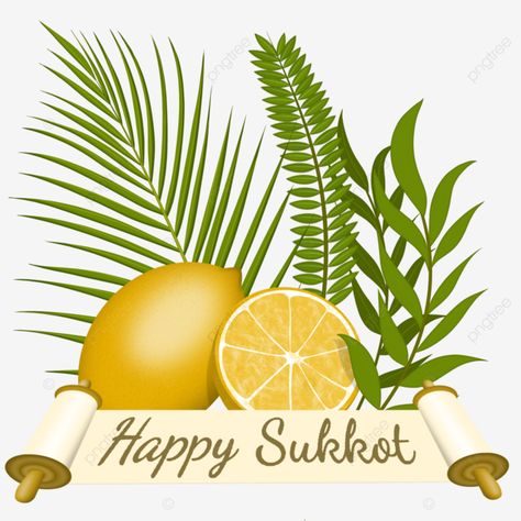 Happy Sukkot, Simchat Torah, Feast Of Tabernacles, Palm Branch, High Holidays, Date Palm, Culture Day, Text Frame, Leaf Clipart