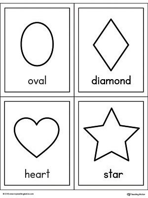 Geometric Shapes Printable Flashcards Worksheet.These printable flash cards show a clear representation of each basic geometric shape to help children in preschool learn the concept of shapes and build their cognitive skills as they start to relate shapes to real-world objects. Teacher Classroom Posters, Shape Worksheets For Preschool, Memory Book School, Shapes Printable, Shape Activities, Shape Activities Preschool, Preschool Activities Printable, Shape Coloring Pages, Printable Flashcards