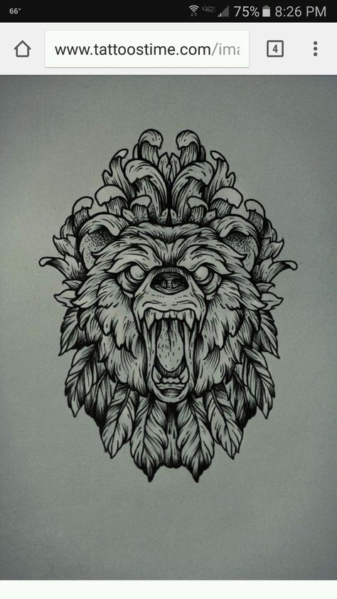 Traditional Bear Tattoo, Bear Tattoo Designs, Tier Tattoo, Bear Tattoos, Geniale Tattoos, Bear Tattoo, Knee Tattoo, Bear Head, Design Tattoo