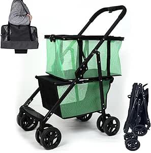 Office Green, Folding Shopping Cart, Shopping Carts, Hand Trucks, Handbag Essentials, Trolley Cart, Shopping Trolley, Basket Tote, Swivel Wheels