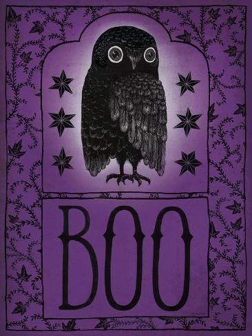 size: 12x9in Art Print: Vintage Halloween Boo by Sara Zieve Miller : Cuisine Vintage Halloween Art, Halloween Wall Decor, Halloween Wall Art, Halloween Vintage, Halloween Boo, Retro Halloween, Wassily Kandinsky, Fine Arts Posters, Jurassic World