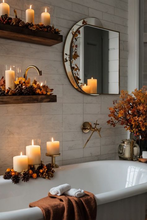 Fall Furniture , Autumn Cozy Fall ,Decor Easy Fall ,
Decor Neutral Fall ,Decor Fall ,Decor Inspiration ,Fall Decor Ideas Cozy Bathroom Decor, Warm Bathroom Ideas, Beautiful Showers, Gothic Living Rooms, Autumn Bathroom, Goth Living Room, Fall Bathroom Decor Ideas, Dark Boho Living Room, Gothic Living Room