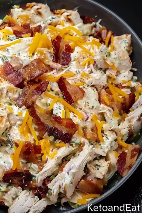 Carnivore Loaded Chicken Salad- Best Carnivore Salad Carnivor Diet Appetizers, Carnavoir Diet Meals, Carnavoir Meals, Carnavoir Diet Recipe, Kelly Hogan Carnivore, Chicken Carnivore Recipes, Carnivore Salad, Carnavor Recipes, Carnivore Chicken Recipes