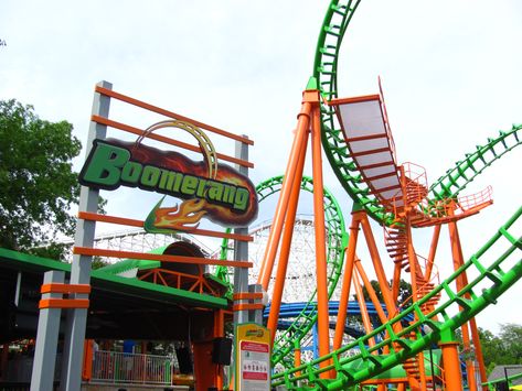 Boomerang is a boomerang roller coaster located at Six Flags St. Louis in Eureka, Missouri Six Flags St Louis, Black American Culture, Six Flags, St Louis Missouri, Black American, Roller Coaster, Glow Up?, St Louis, Missouri