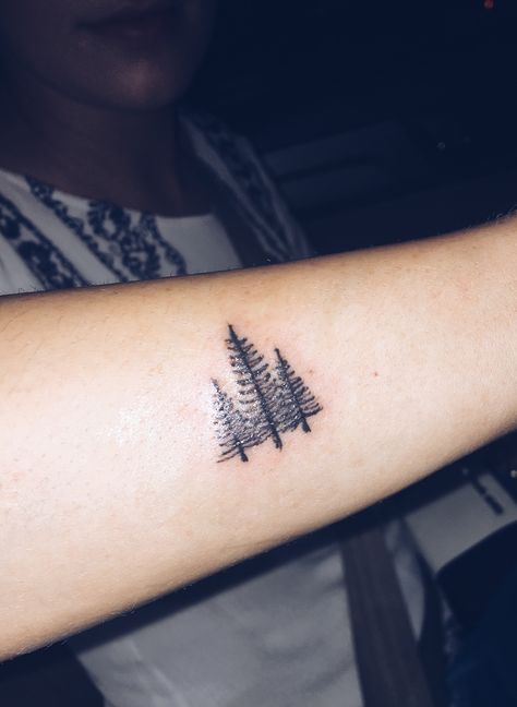 3 Tree Tattoo, Three Pine Trees Tattoo, Fine Line Evergreen Tree Tattoo, 3 Pine Tree Tattoo, Three Tree Tattoo, Three Pine Tree Tattoo, 3 Trees Tattoo, Three Trees Tattoo, Watercolor Tatoos