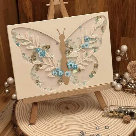 Butterfly Cards Handmade, Butterfly Brilliance, Butterfly Cutout, Acetate Cards, Old Greeting Cards, Card Making Templates, Butterfly Card, Diy Gift Card, Wedding Cards Handmade